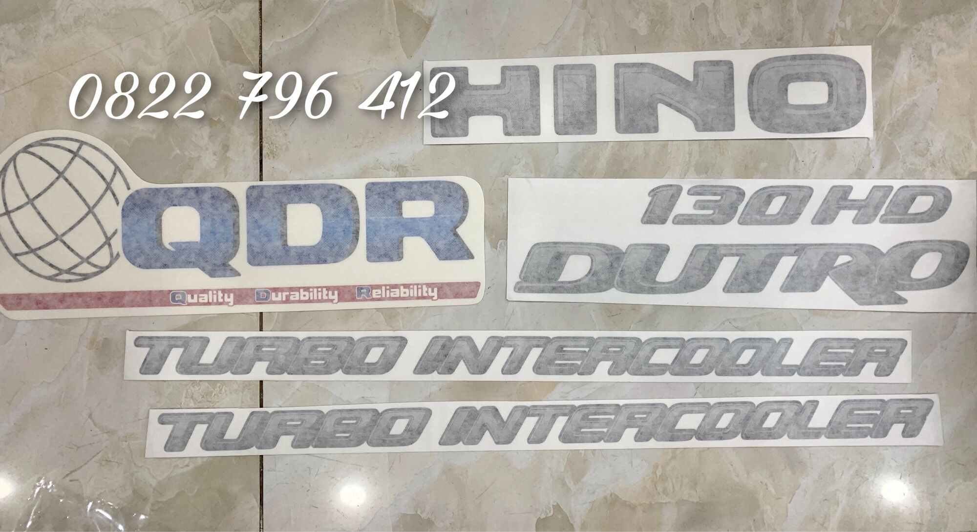 Tem dán xe Hino Dutro cao cấp 3 lớp