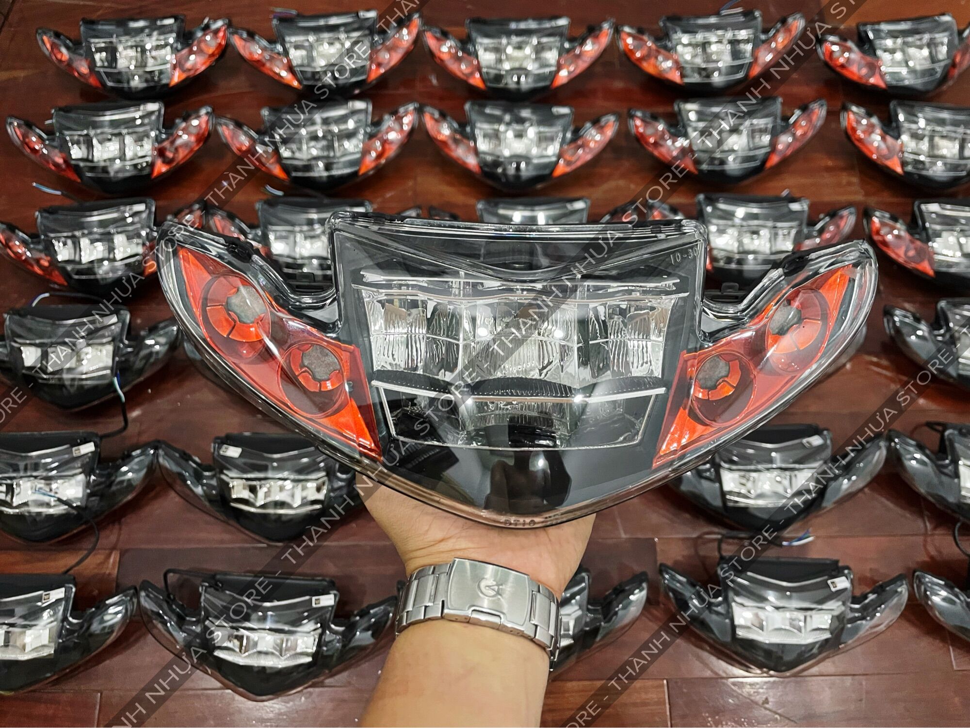 Pha đèn 2 tầng sirius - Bộ choá đèn 2 tầng sirius sihello