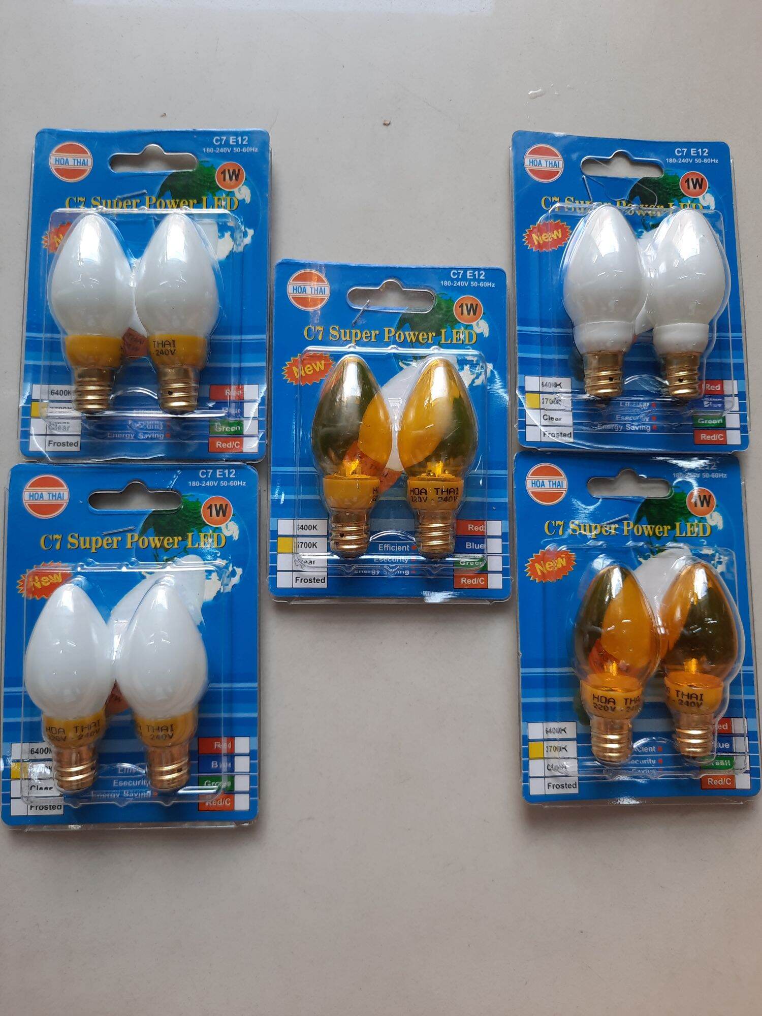 Vĩ 2 bóng led trái ớt Hòa Thái