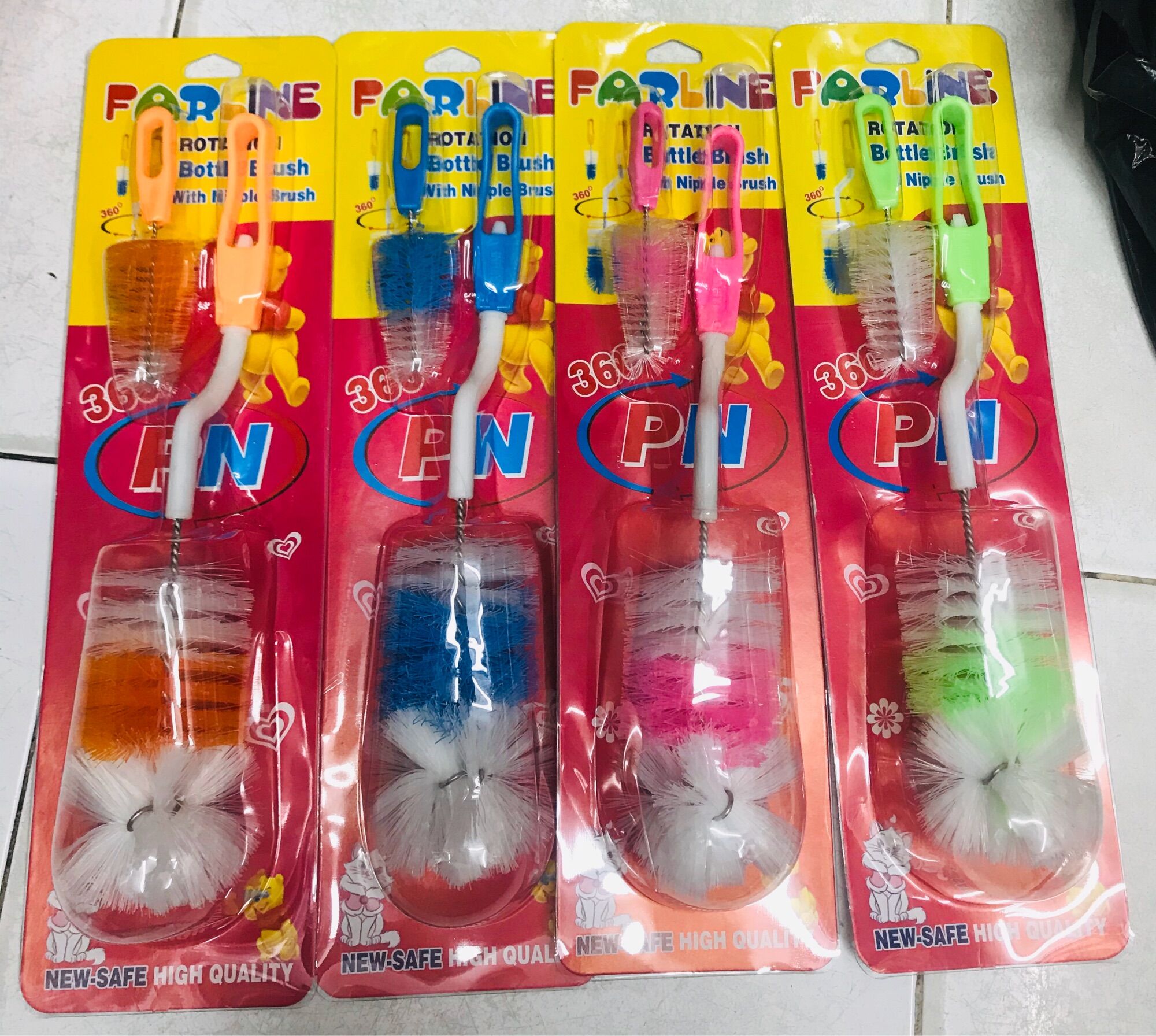 Cọ rữa bình sữa 360 độ Farline