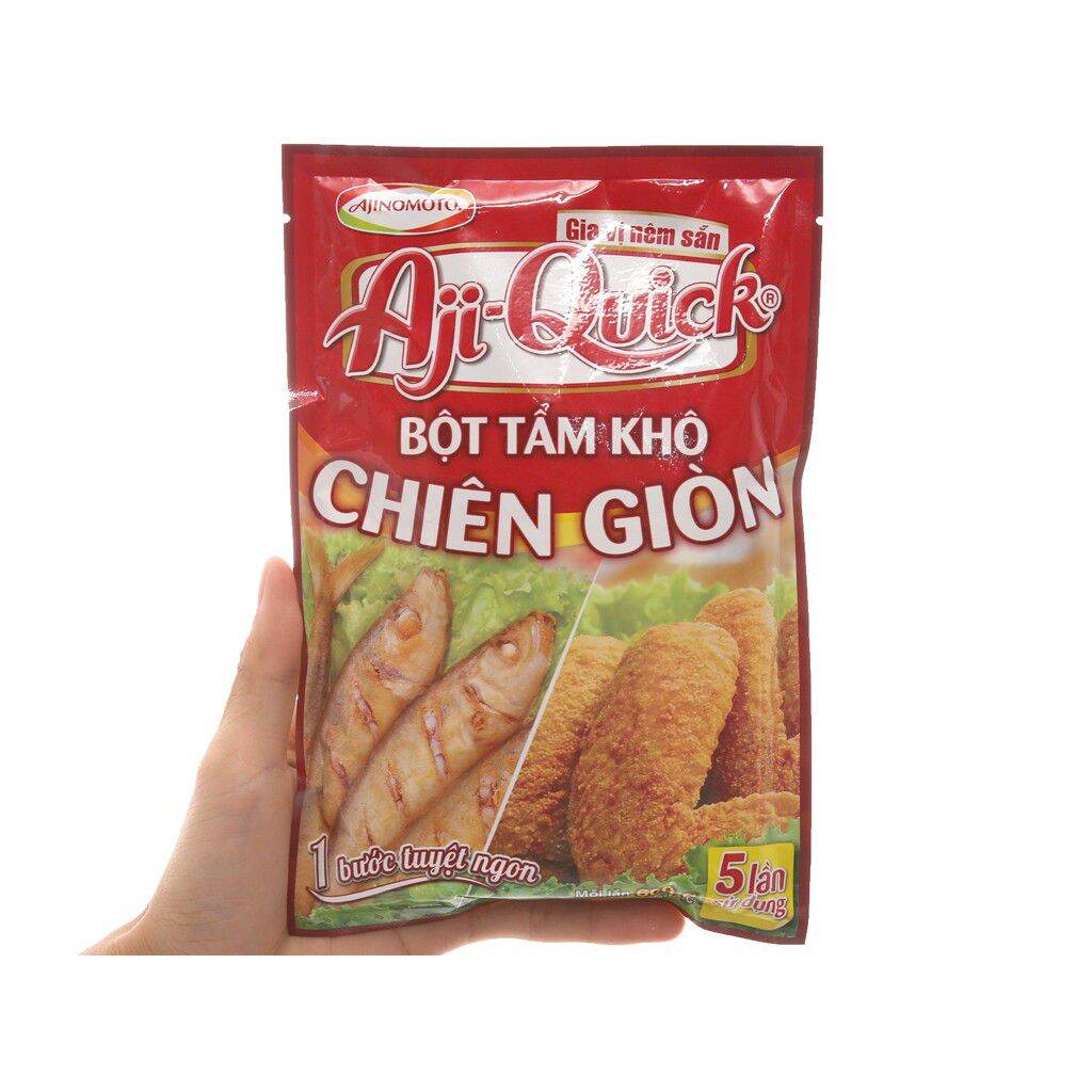 COMBO 5 GÓI BỘT CHIÊN GIÒN AJI QUICK