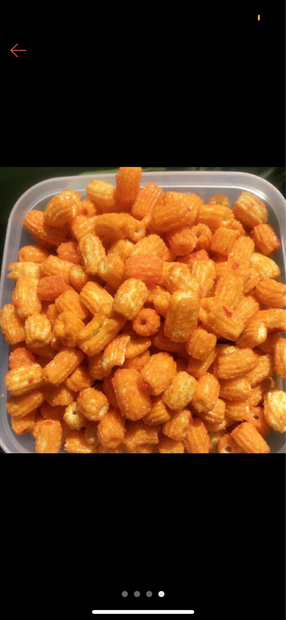 Nui sấy bơ cay giòn ngọt 100gam