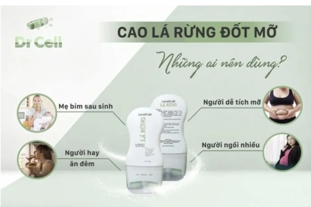 Cao lá Rừng đốt mỡ vòng 2 Dr cell chính hãng