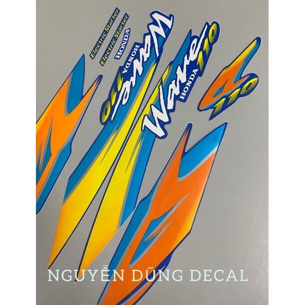 Tem Wave Thái 110 (3 lớp) màu ngọc đời 1999