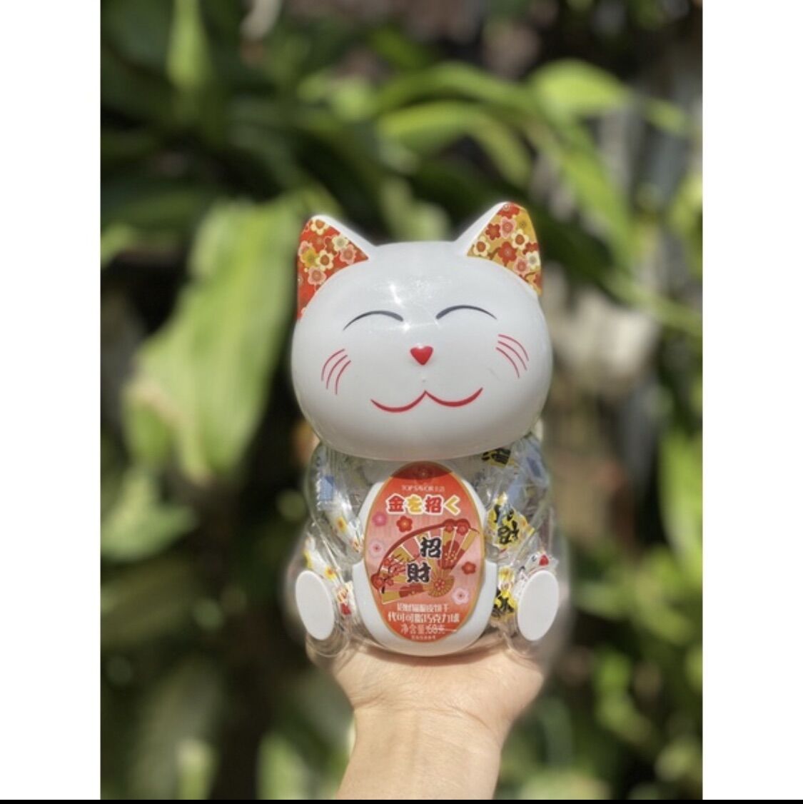 Kẹo Socola Mèo Thần Tài Nhỏ/Lớn (hủ đựng tiền)
