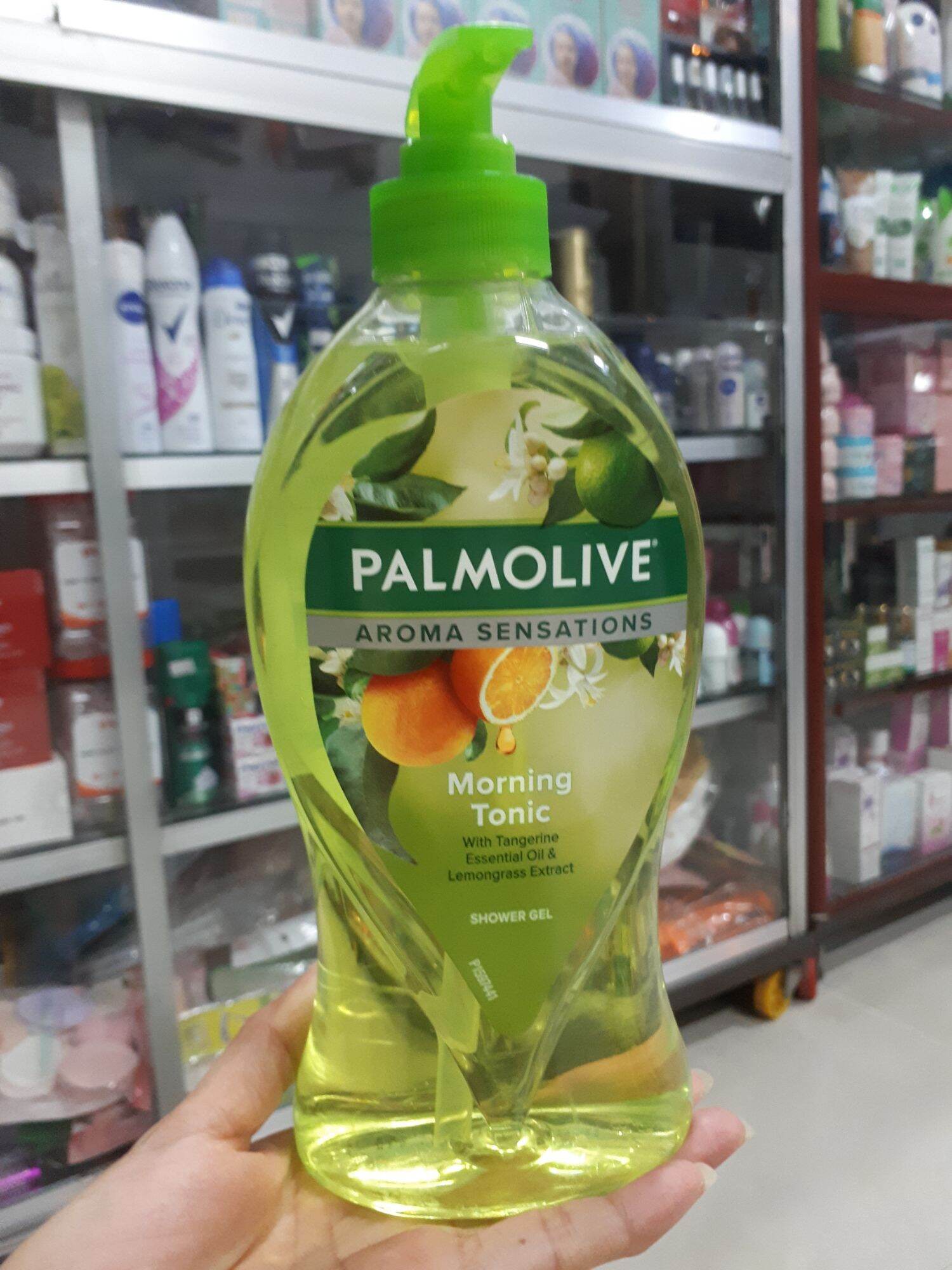 [Hcm]Gel Tắm 100% Thiên Nhiên Palmolive 750Ml Từ Tinh Dầu Quýt + Sả Chanh Giúp Thư Giãn Toàn Thân