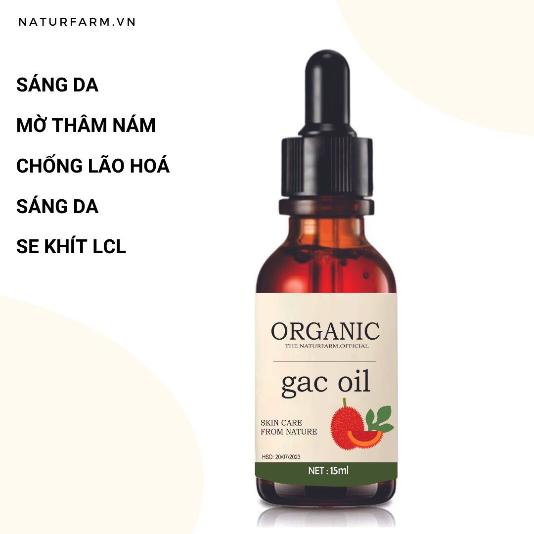 Dầu gấc 100% nguyên chất hữu cơ 15ML