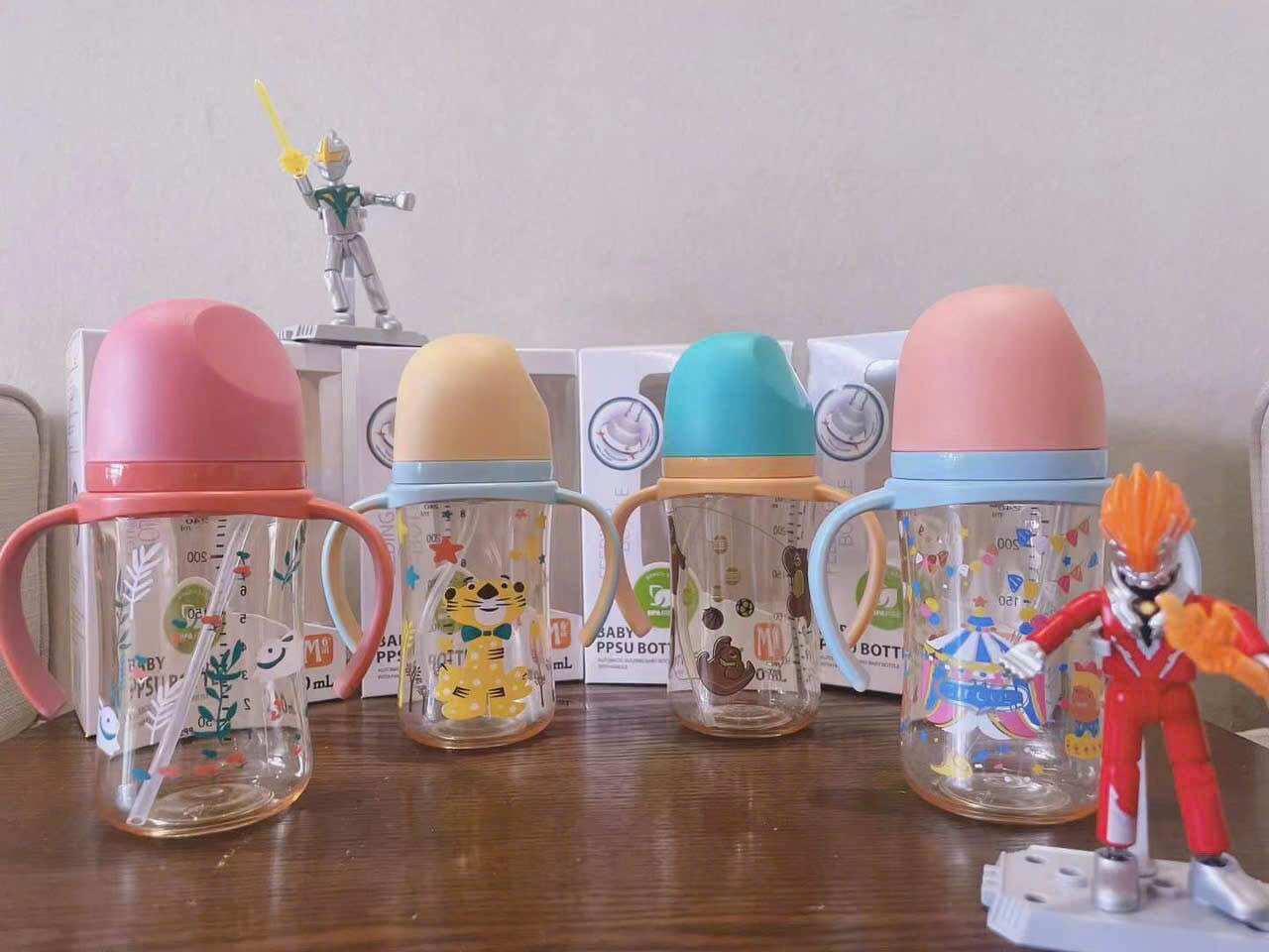 Bình sữa Baby PPSU Bottle 330ml cổ rộng (tặng van chống sặc)