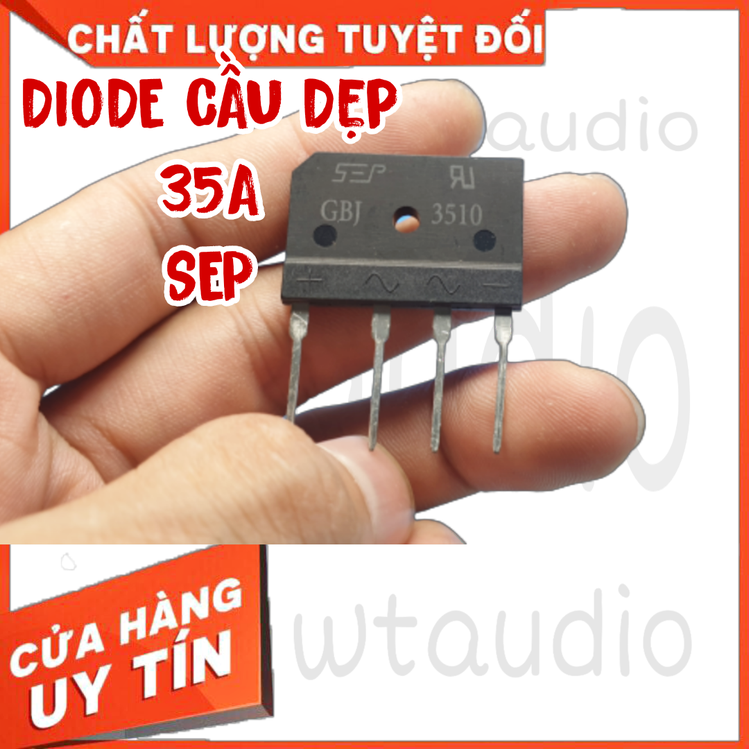 Diode đi- ốt cầu 35A loại dẹp chính hãng SEP giá 1 cái