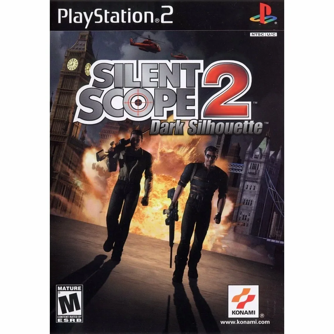 bộ 3 đĩa game ps2 silent scope 1 , 2 ,3 ( game bắn súng )