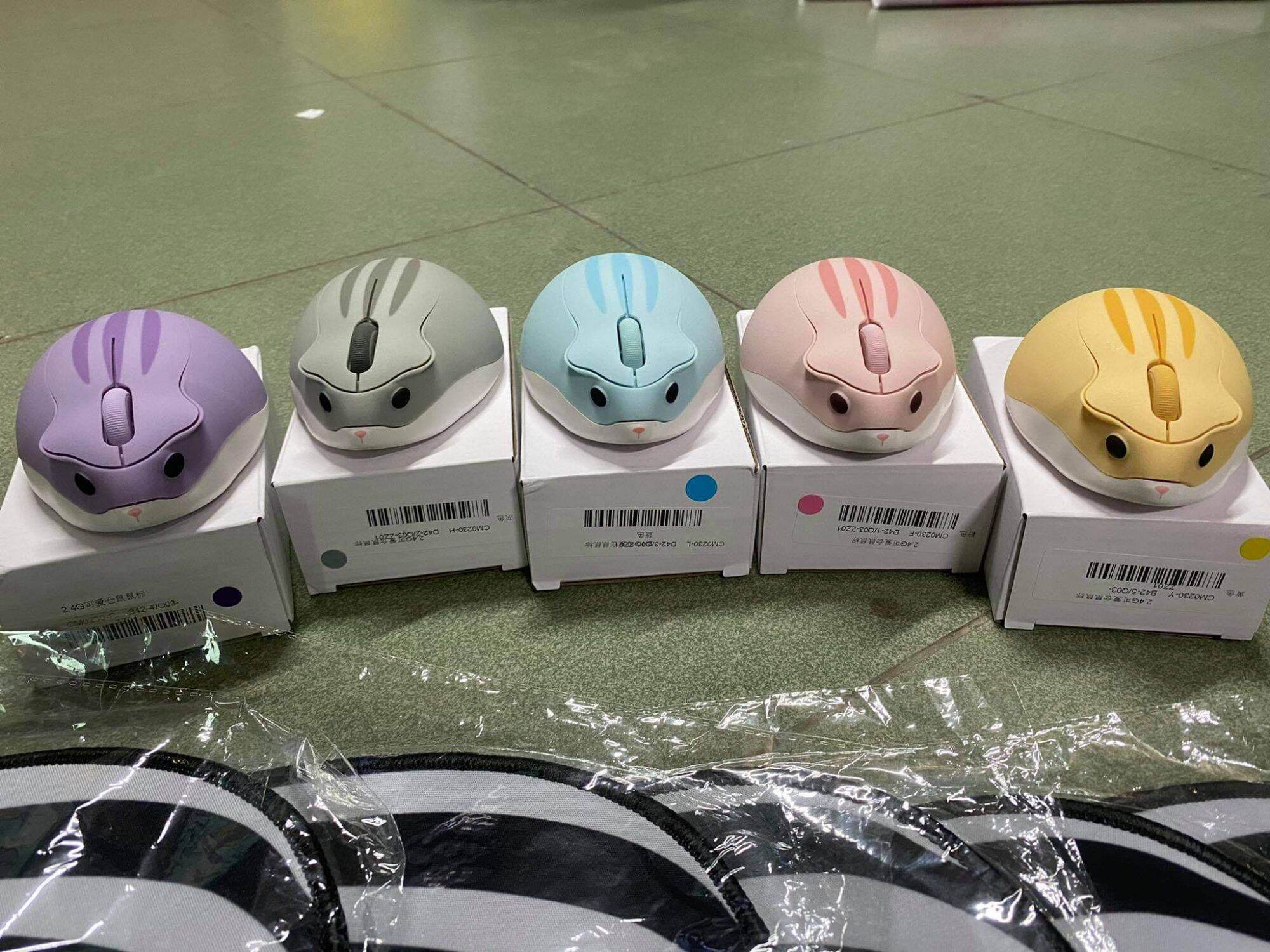 [Có sẵn][ảnh thật] Chuột không dây hamster - wireless mouse hamster