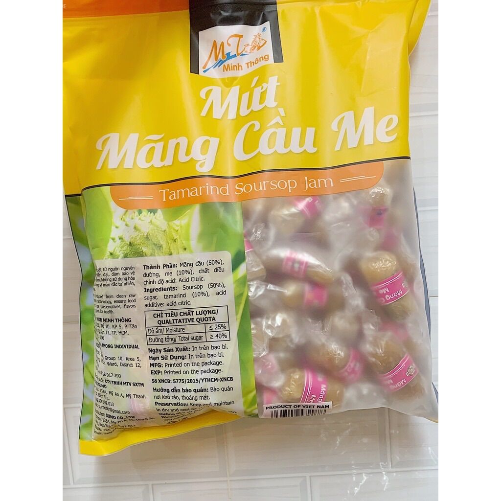 (2027) 1KG MỨT MÃNG CẦU ME MINH THÔNG