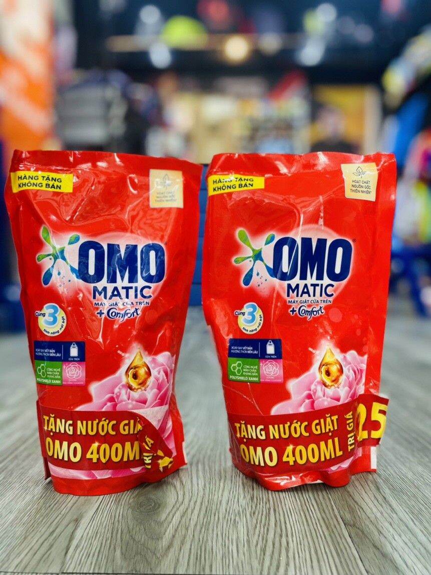 01 gói nước giặt omo matic 400ml