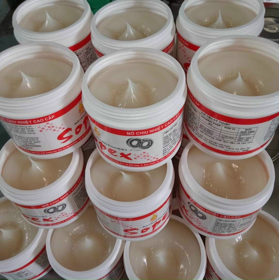mỡ chịu nhiệt sopex lon 400 gr