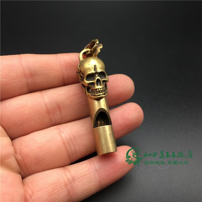 còi đồng edc hình đầu lâu độc đáo