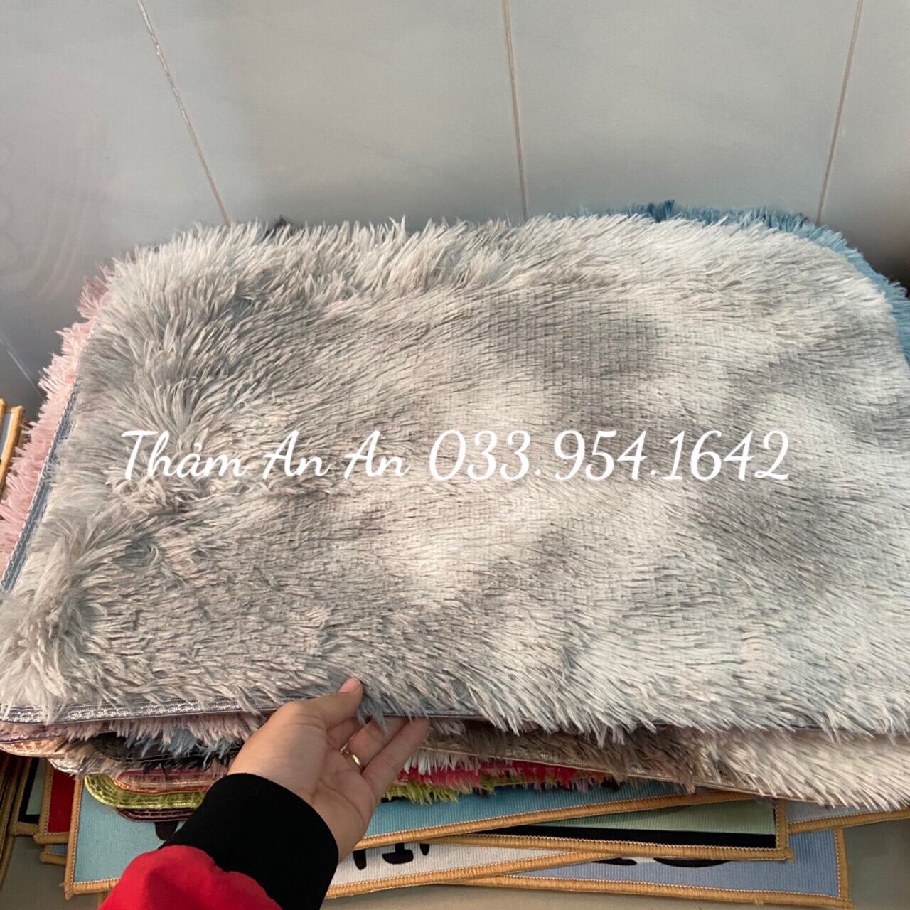 THẢM DẶM CHÂN - THẢM LÔNG LOANG 40cm x 60cm