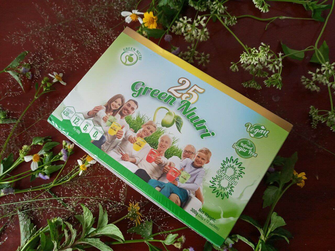 Sữa hạt ngũ cốc 25 Green Nutri Lon 750G
