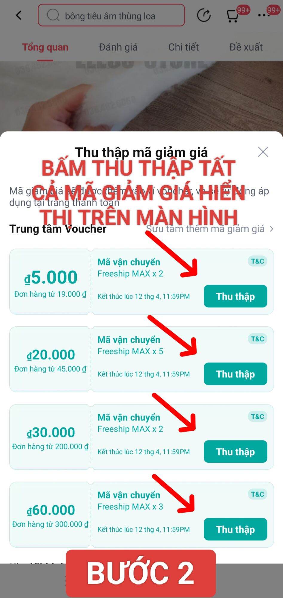 Bông Tiêu Âm Thùng Loa, Sub, Khổ 2m x 1m7