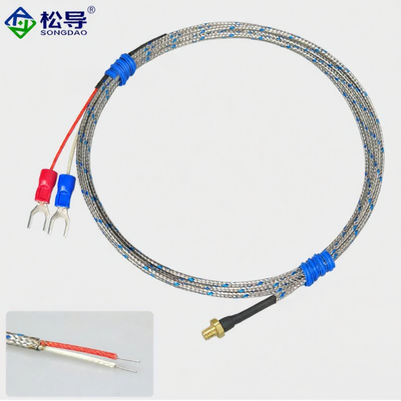 M4M3 Screw Thermocouple K-Type Pt100 High Temperature Temperature Sensor for 3D Printer Nozzle Parts