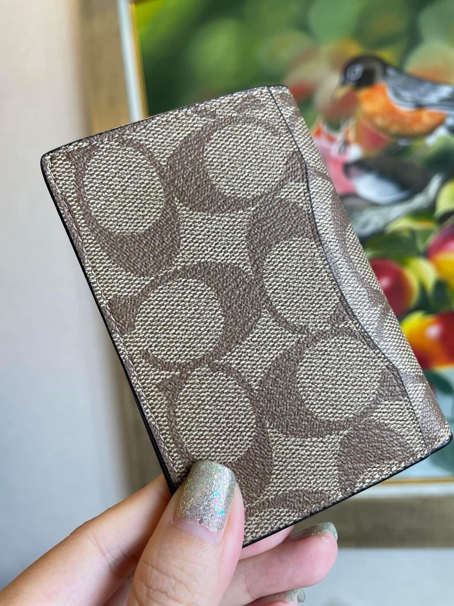 Ví Coach card case chính hãng
