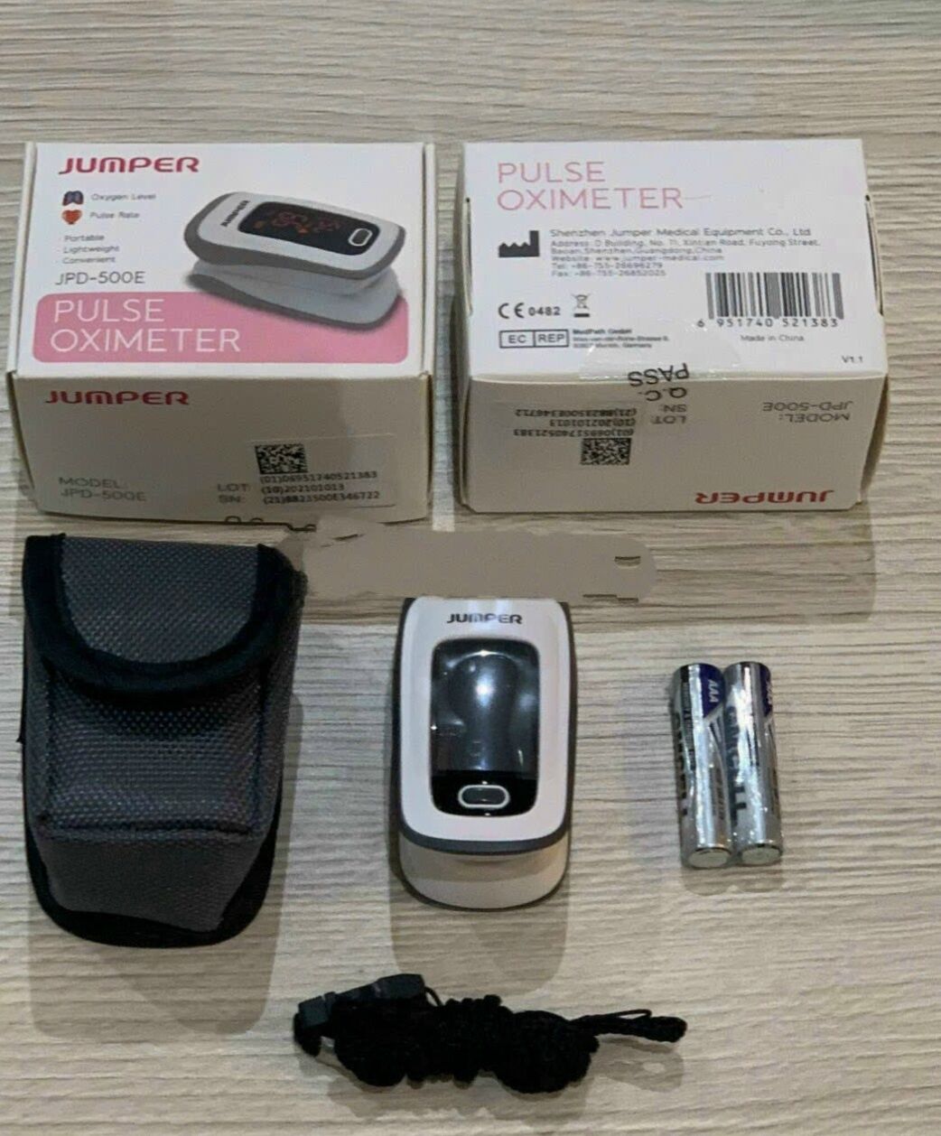 spo2 Máy đo nồng độ oxy jumper 500E