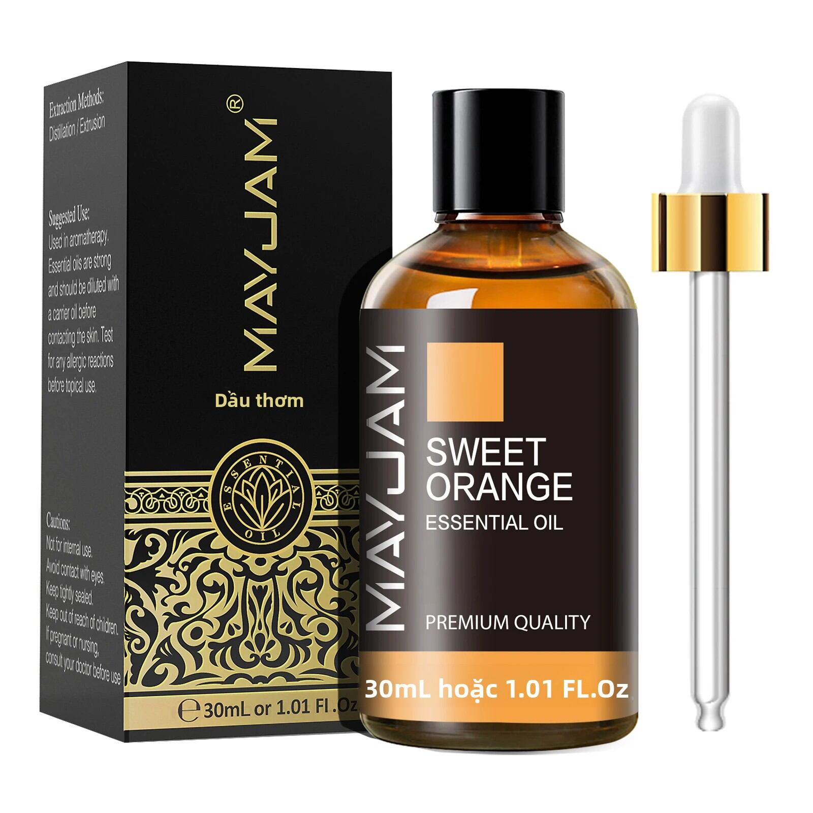 MAYJAM 30ML Tinh Dầu Nguyên Chất Pha Trộn Dùng Cho Máy Khuếch Tán - Tinh Dầu Thơm Oải Hương Khuynh Diệp Nhài Vani Gỗ Đàn Hương Hoắc Hương Chanh Hoa Hồng Cúc La Mã