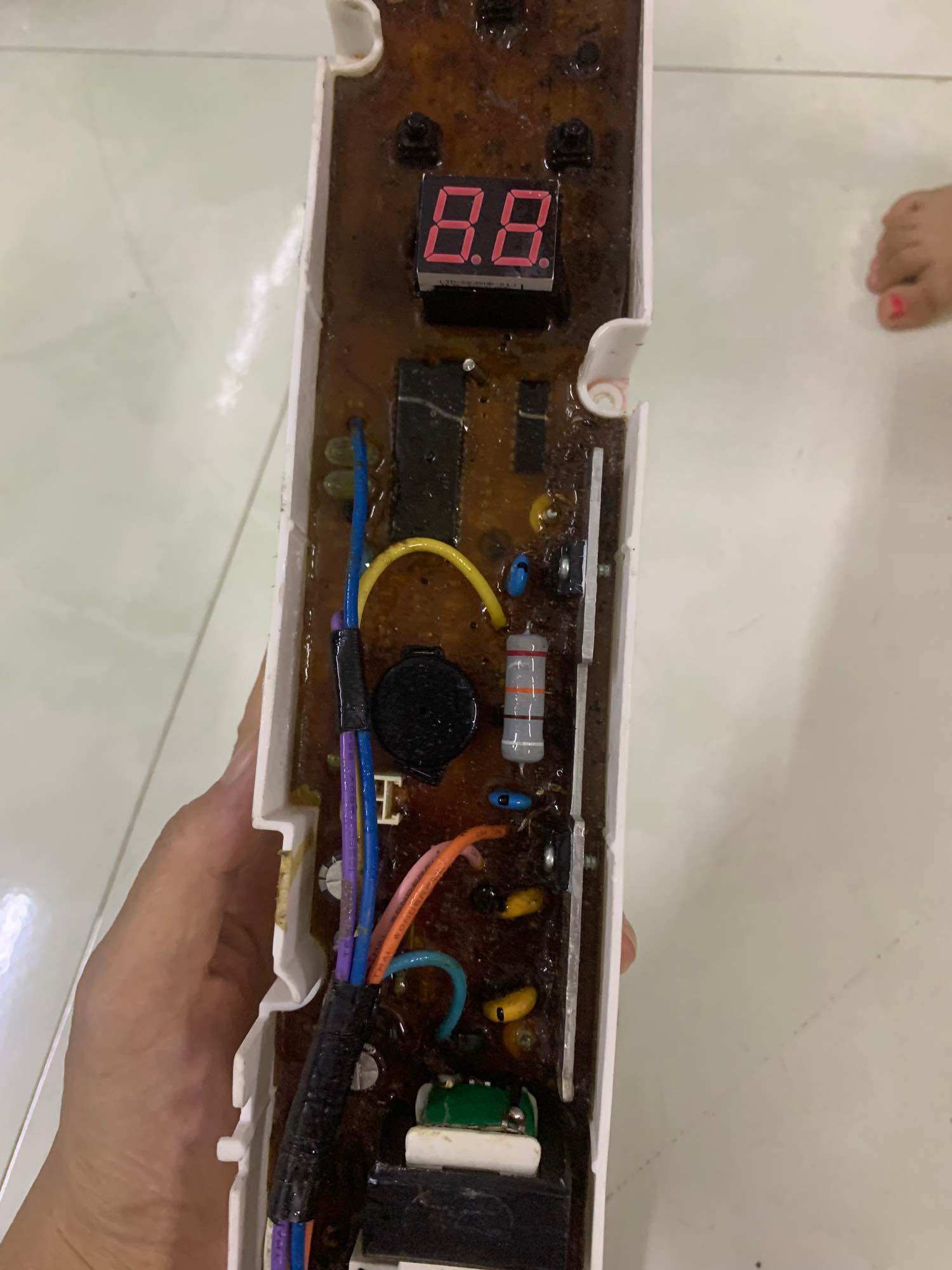 Bo máy giặt Aqua 4 phím hàng tháo máy đã test