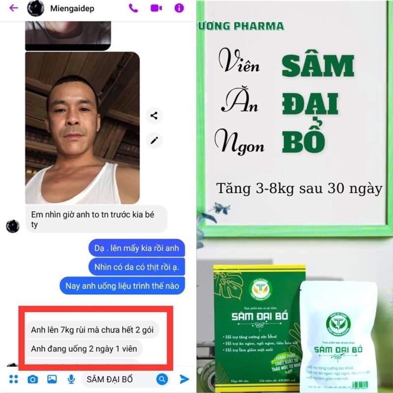 FREE SHIP_VIÊN ĂN NGON SÂM ĐẠI BỔ