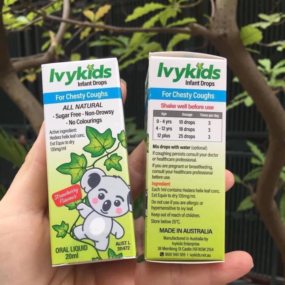 Tinh chất ho Ivy kids Úc