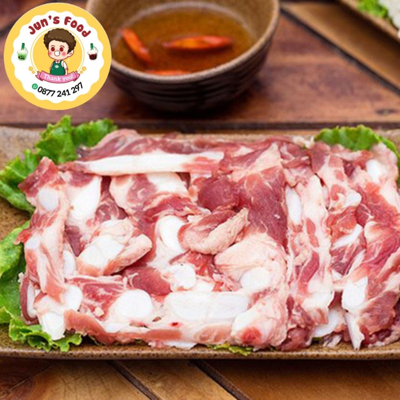 Sụn heo non nhúng lẩu, nướng, khay 500gr- chỉ giao hoả tốc hà nội
