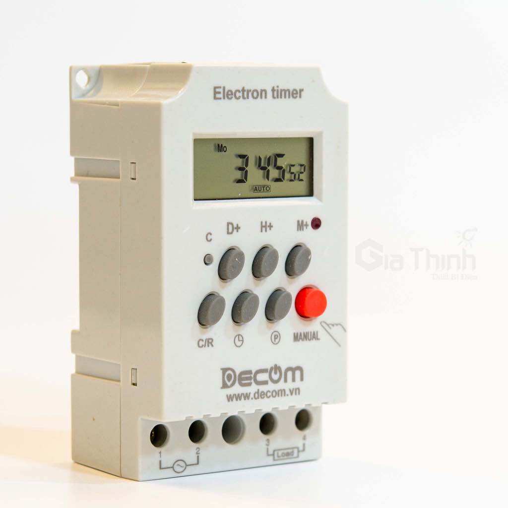 Timer hẹn giờ điện tử tắt bật tự động chính hãng DECOM