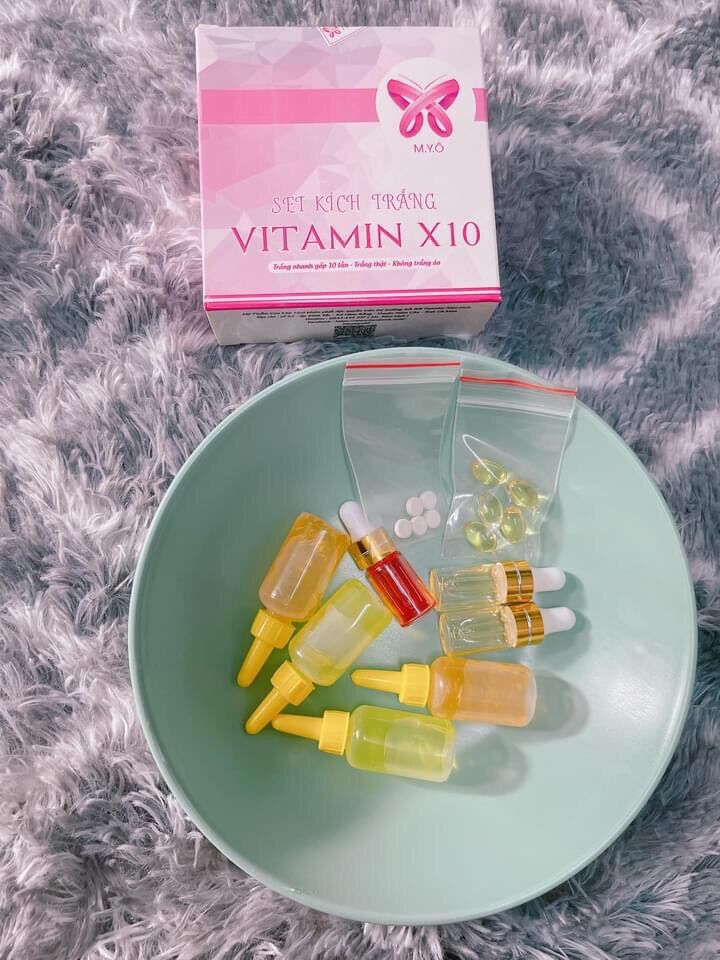 VITAMIN X10. Kích trắng độc quyền