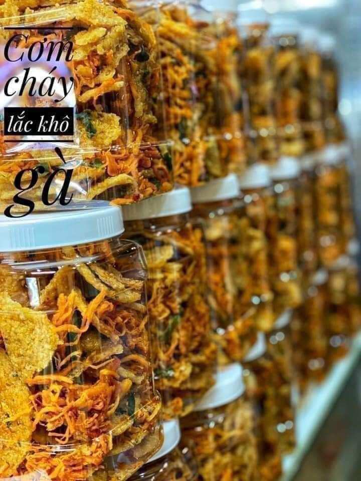 Cơm cháy lắc khô gà hủ 500g