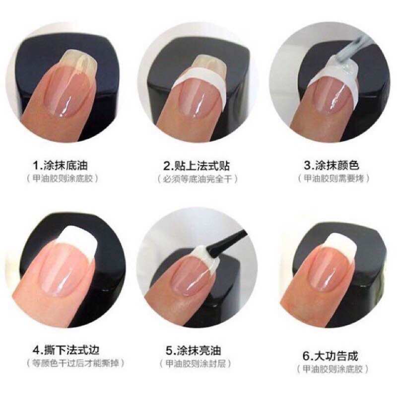 Giấy dán tạo fen đầu móng siêu tiện lợi