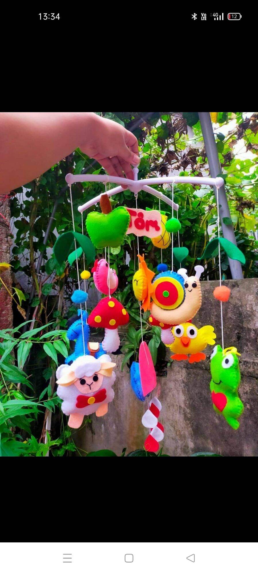 Treo nôi ốc sên kèm khung X