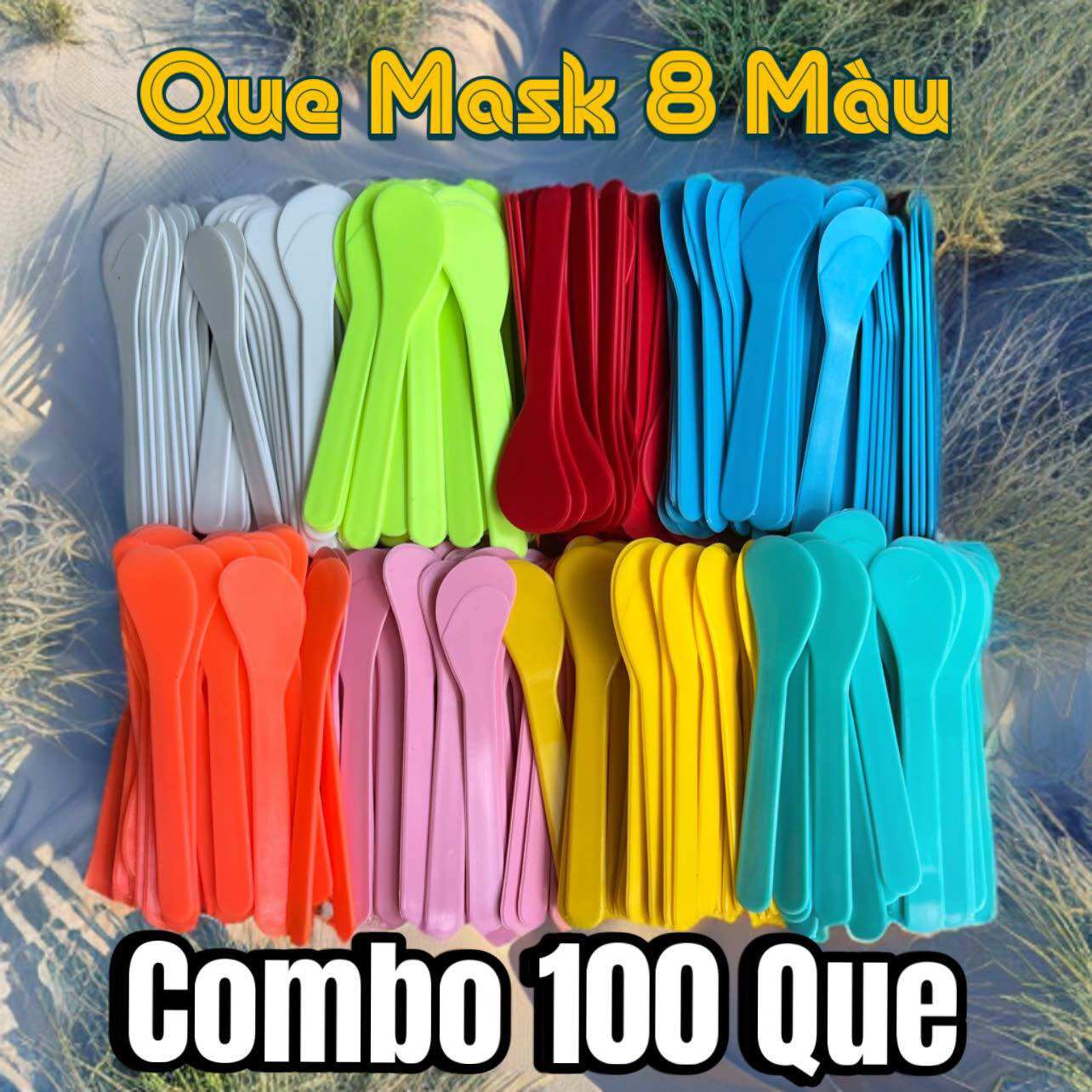100 que quét mặt nạ, trộn kem body, trộn tắm trắng