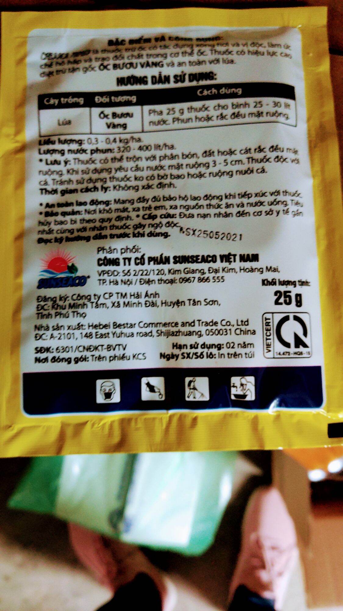 thuốc trừ ốc