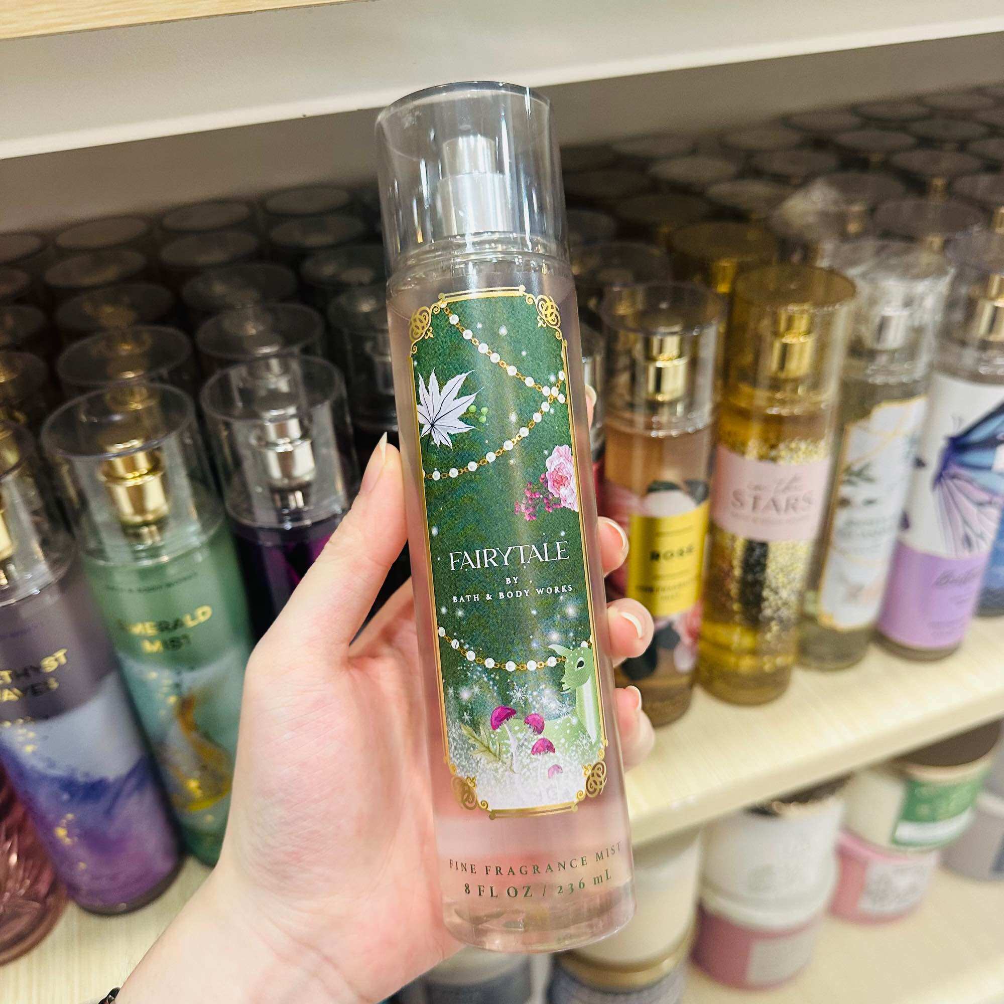MẪU MỚI [SaigonScent] Xịt thơm toàn thân Bath & Body Works Body Mist - Fairy Tale ( 236mL )