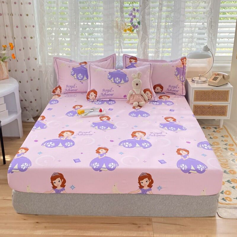 Ga chun kèm 2 vỏ gối nằm họa tiết
