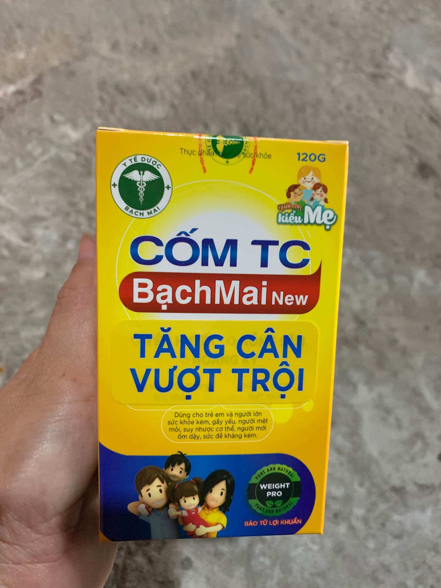 Cốm tăng cân bạch mai.