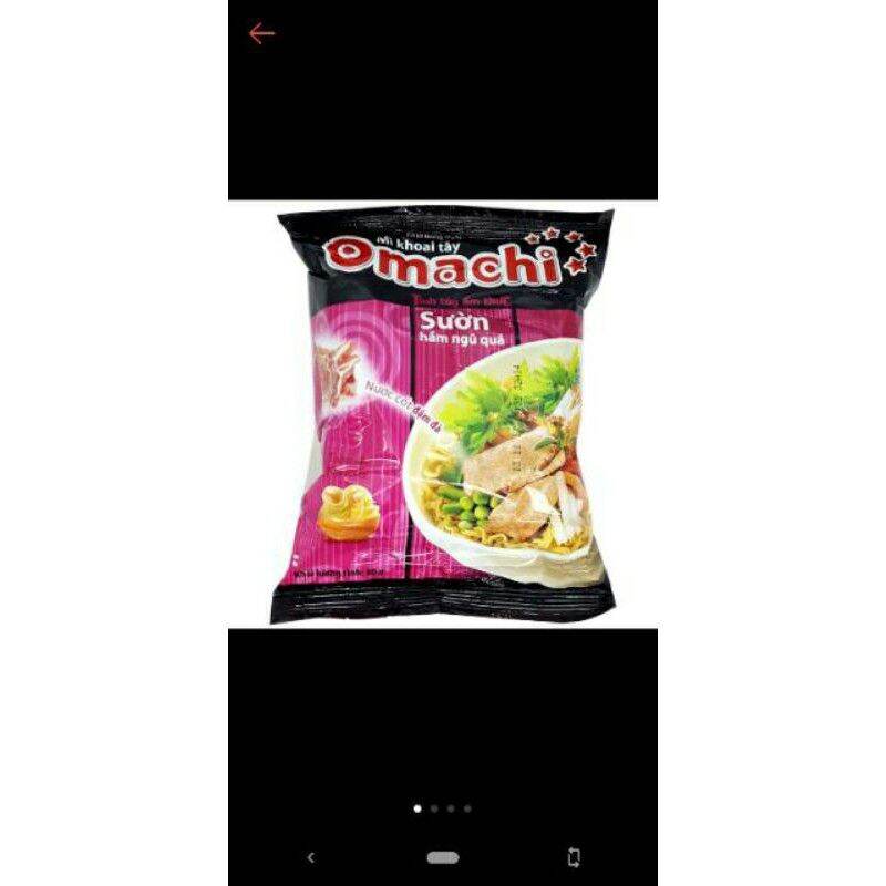 COMBO 10  GÓI MÌ OMACHI VỊ BÒ,SƯỜN DATE XA