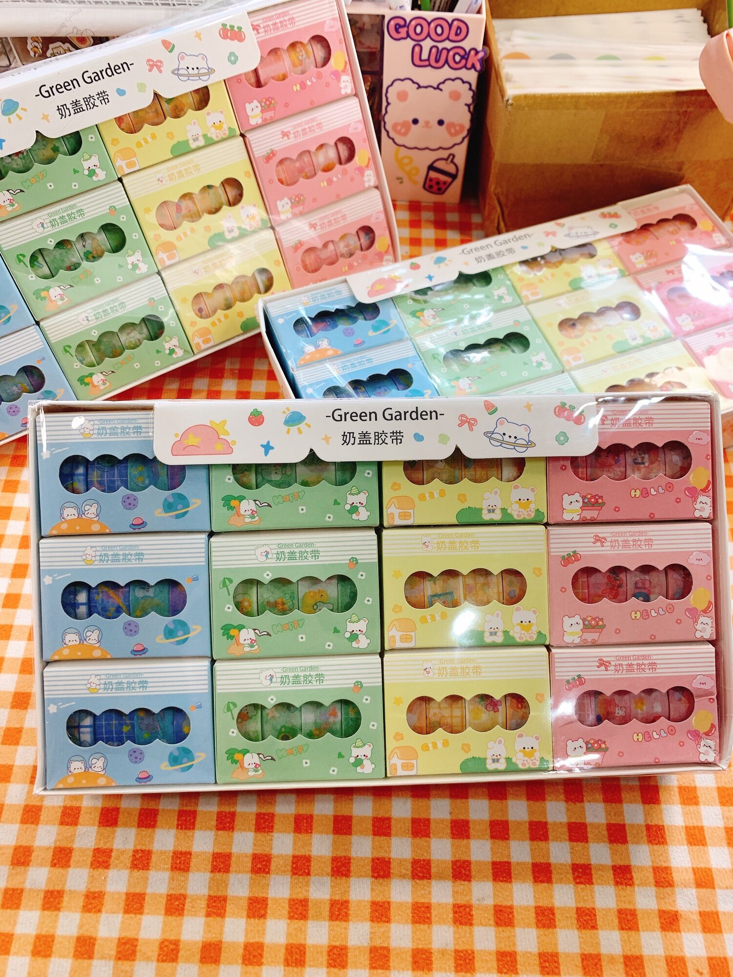 Set 4 cuộn washi tape