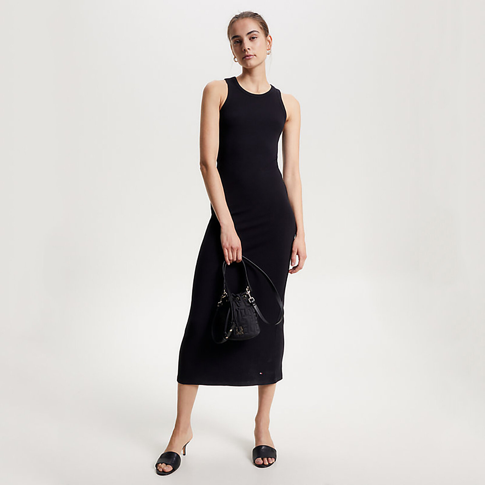 Tommy hilfiger -  đầm nữ vis/ea cutout midi dress ns ww0ww38847bds