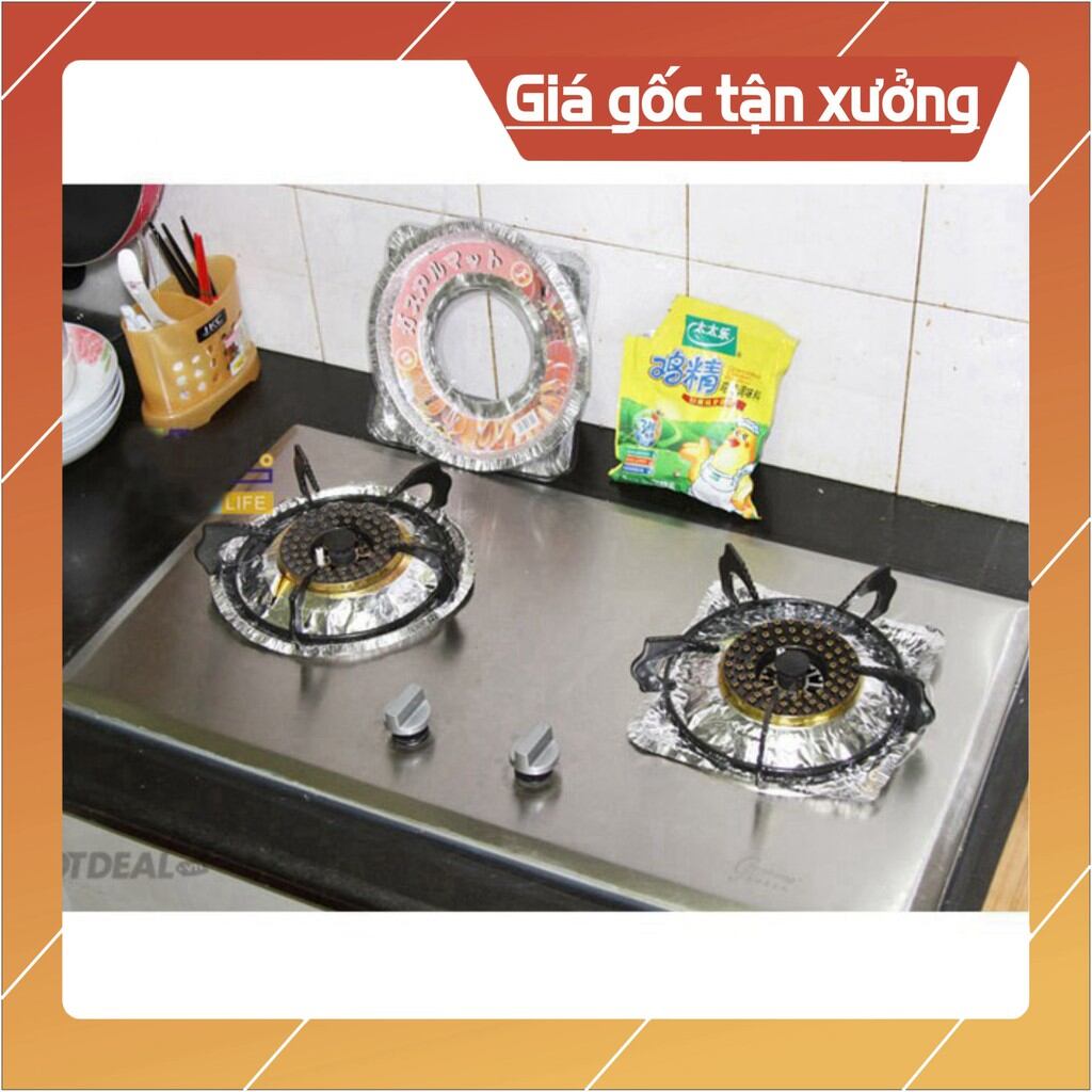 Lót bếp ga . Set 10 lót bếp gas tròn