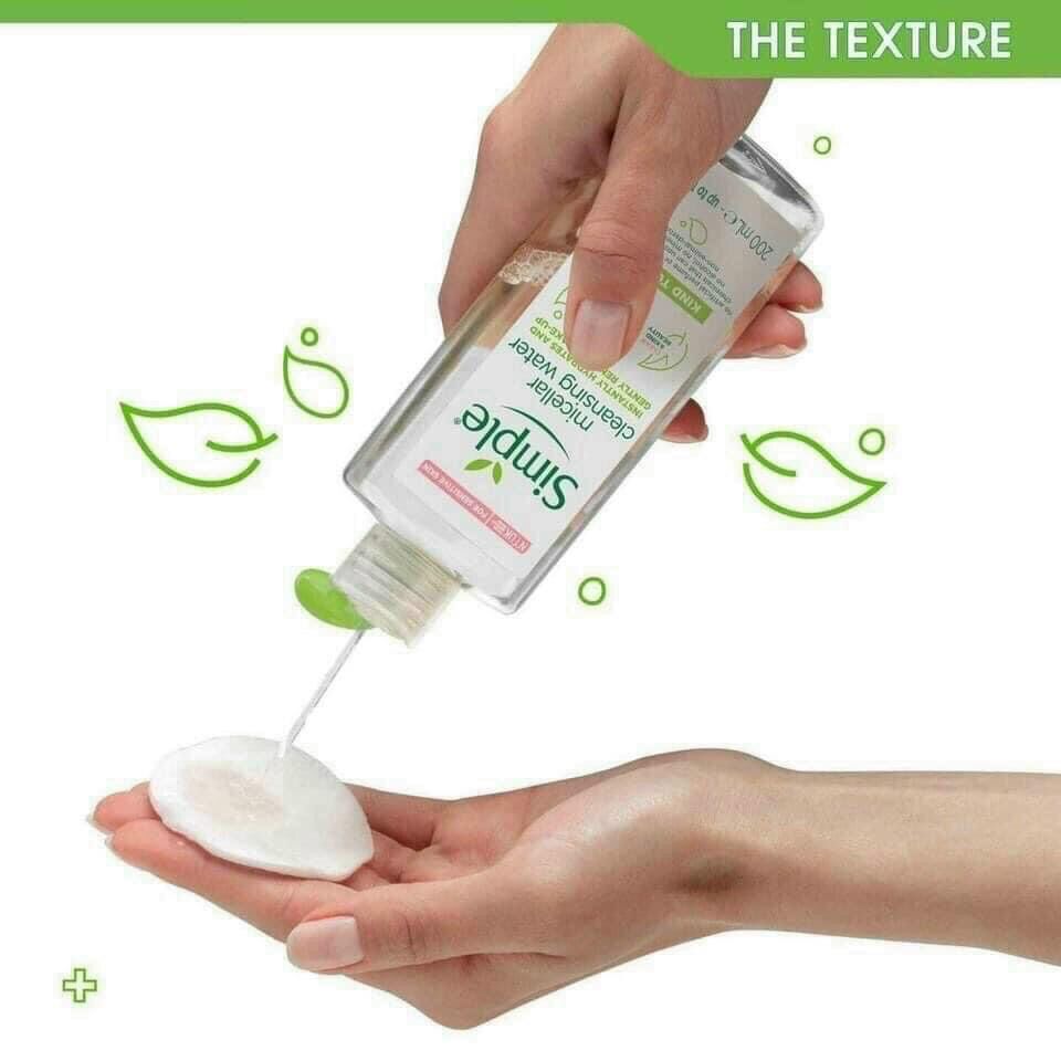 Tẩy Trang Simple Micellar Cleansing Water