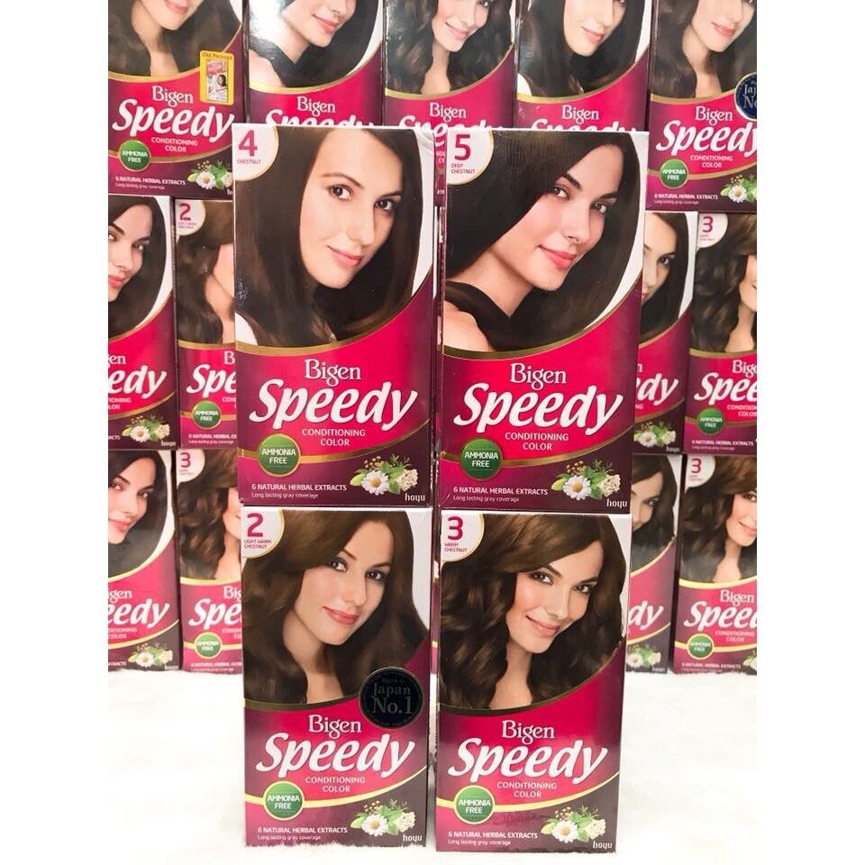 Thuốc Nhuộm Tóc Phủ Bạc Của Nhật Bigen Speedy