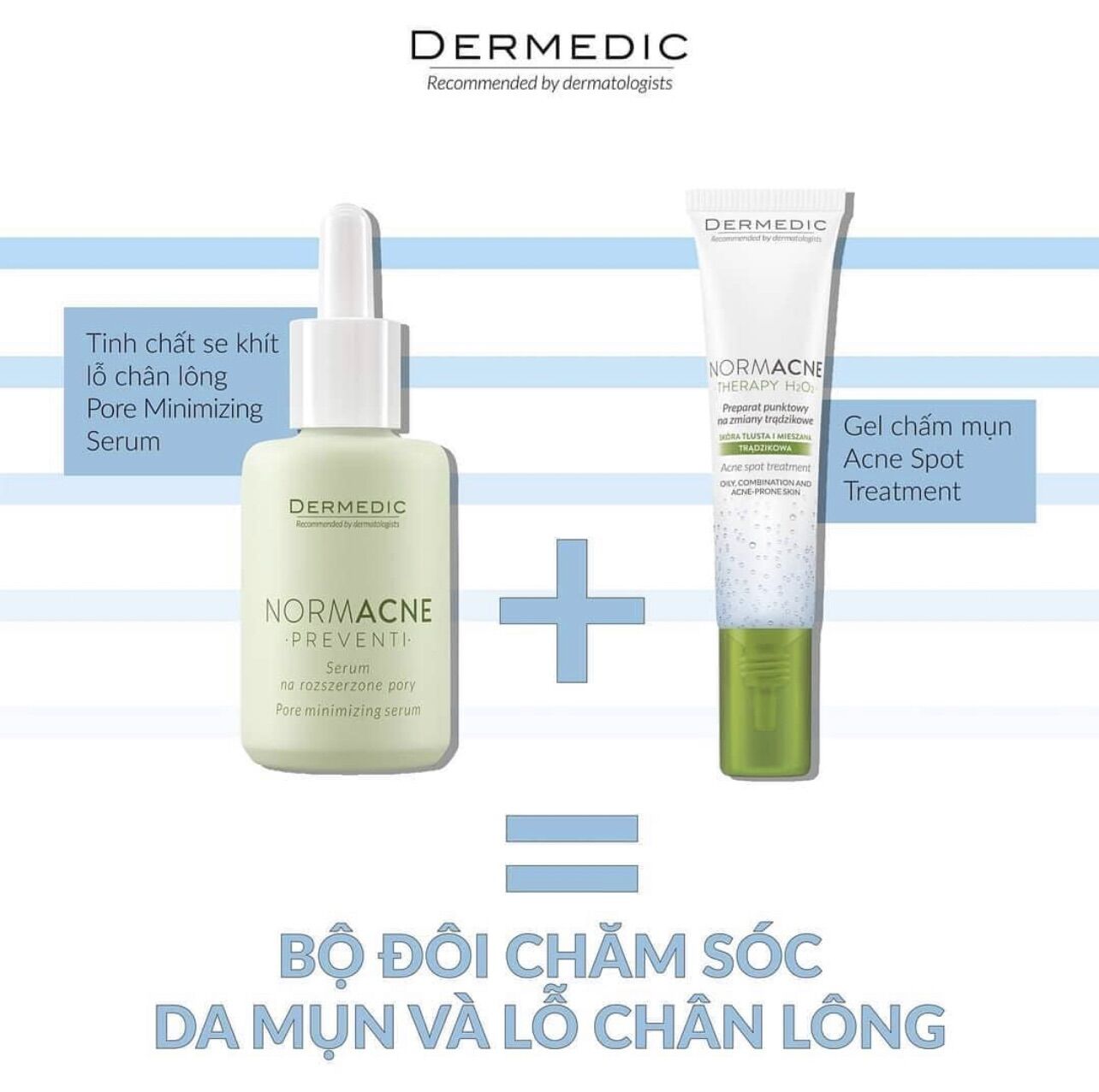 [FREESHIP]Kem chấm mụn Dermedic Normacne Therapy H2O2 ELIA
