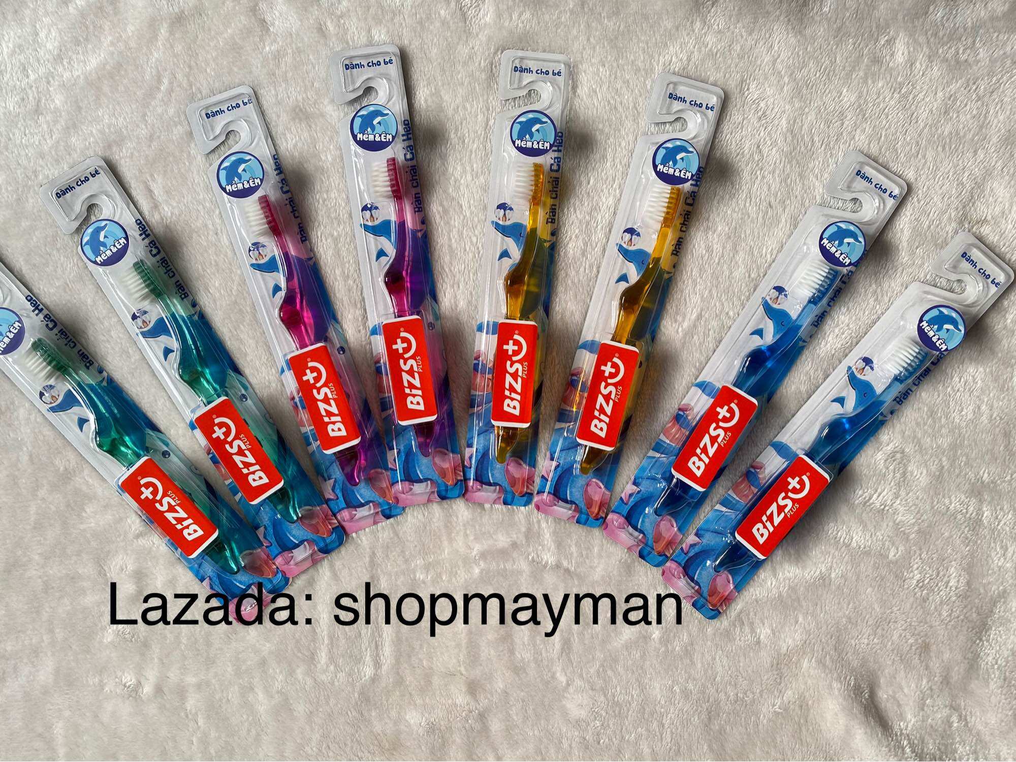 Aristino- bàn chải đánh răng bizs+ kid cá heo, nâng niu răng bé