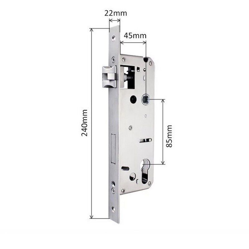 Ruột khóa 4585 inox 304 chuyên dùng cho khóa vân tay