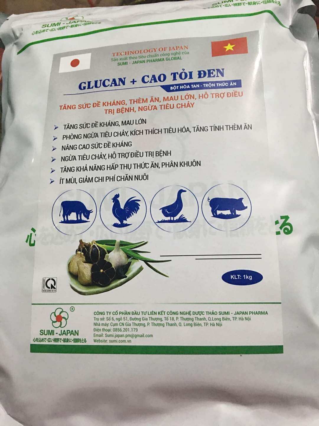 Glucan cao tỏi tăng đề kháng miễn dịch